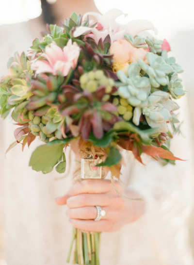Succulent Bouquet by I Do Wedding Flowers
