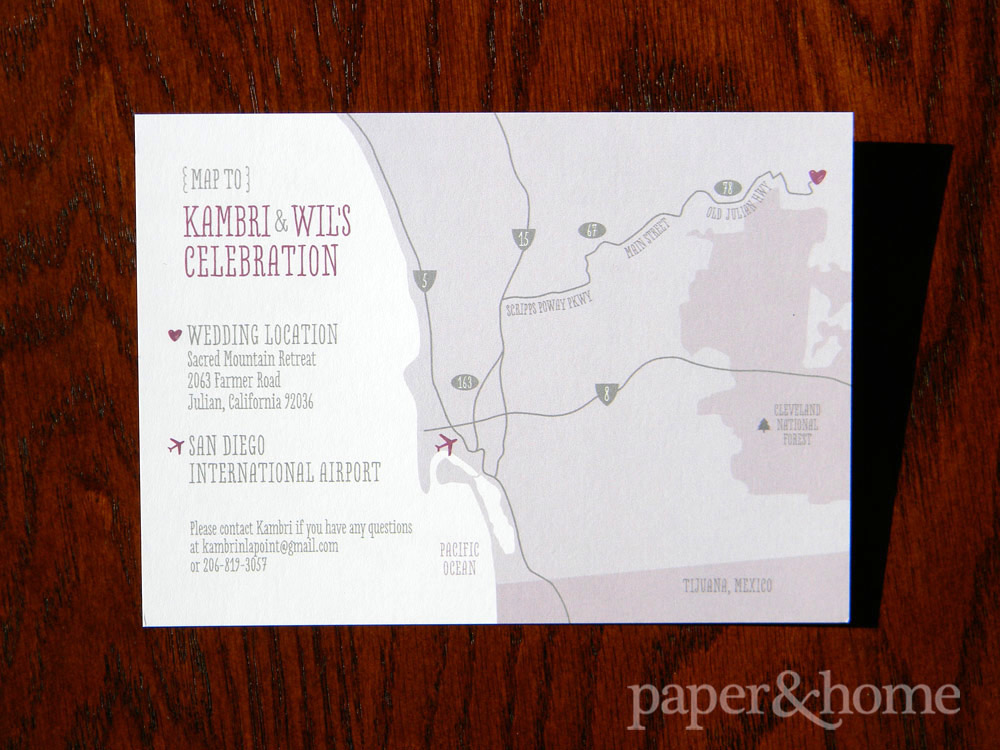 Purple and Gray, Cute and Modern Hand-Drawn Map