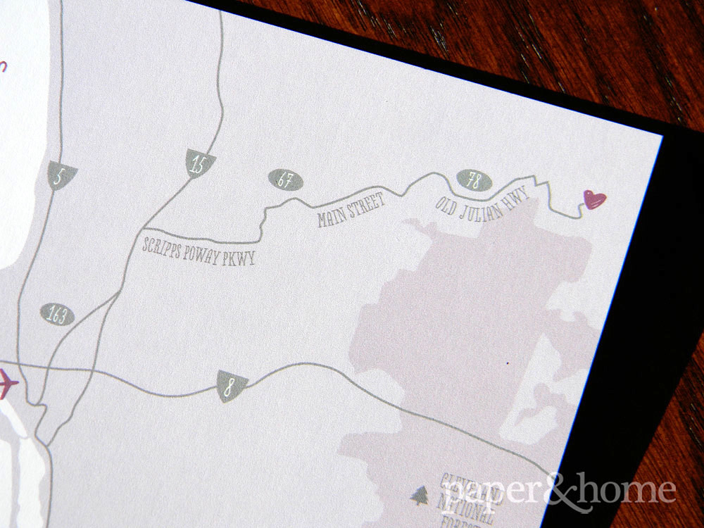 Purple and Gray, Cute and Modern Hand-Drawn Map Detail