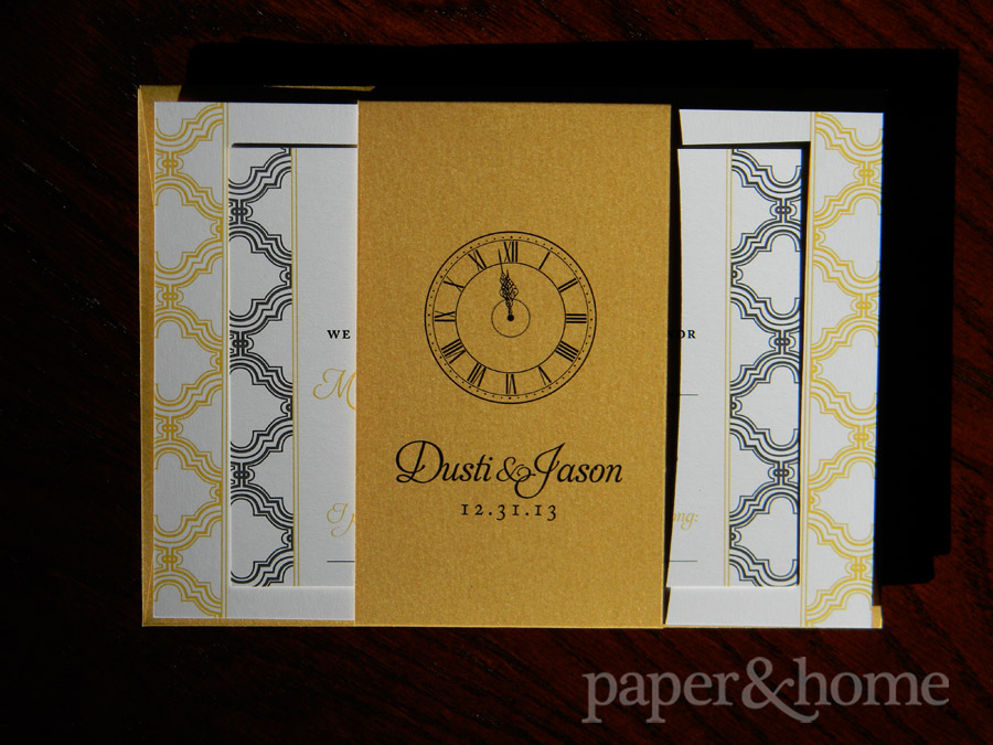 New Year's Eve Wedding Invitations