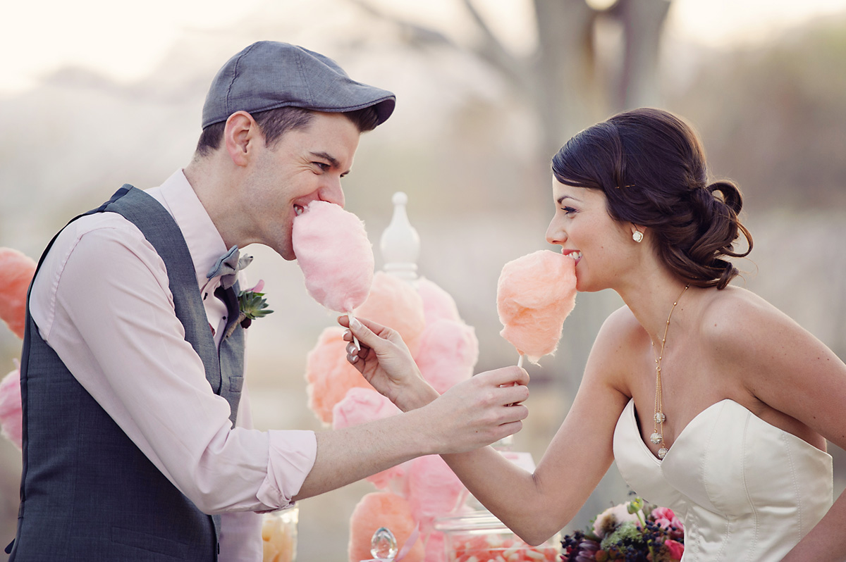 Enchanted Garden Wedding Ideas Cotton Candy