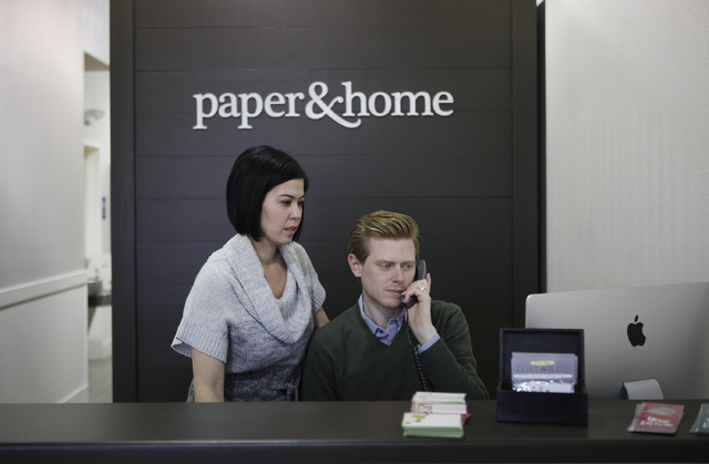 Brooke Coxen and Michael Coxen at Paper and Home