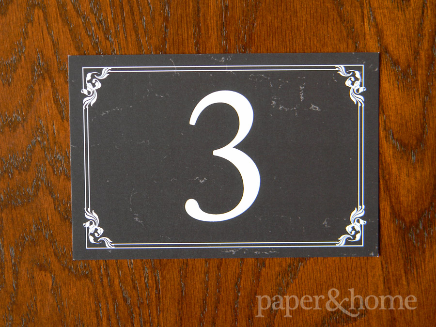 Vintage Hollywood Table Number 3