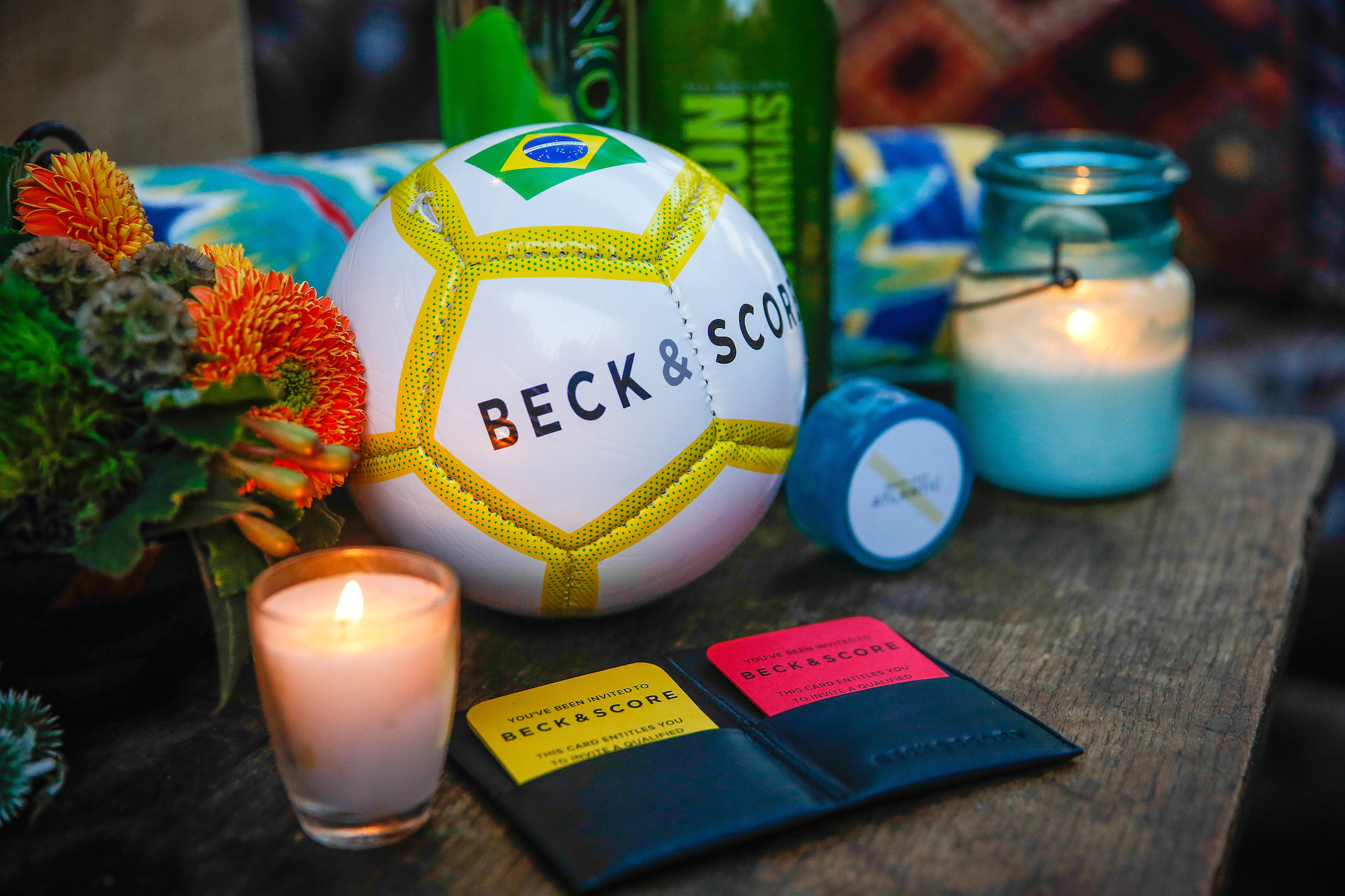 Soccer theme party stationery