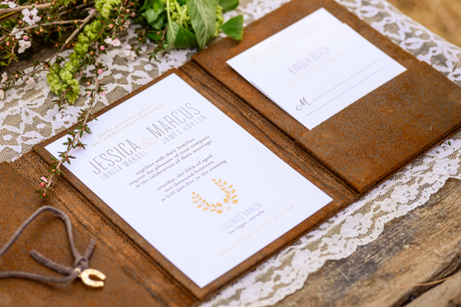 Western Wedding Invitations Featured on Fab You Bliss - Paper and Home