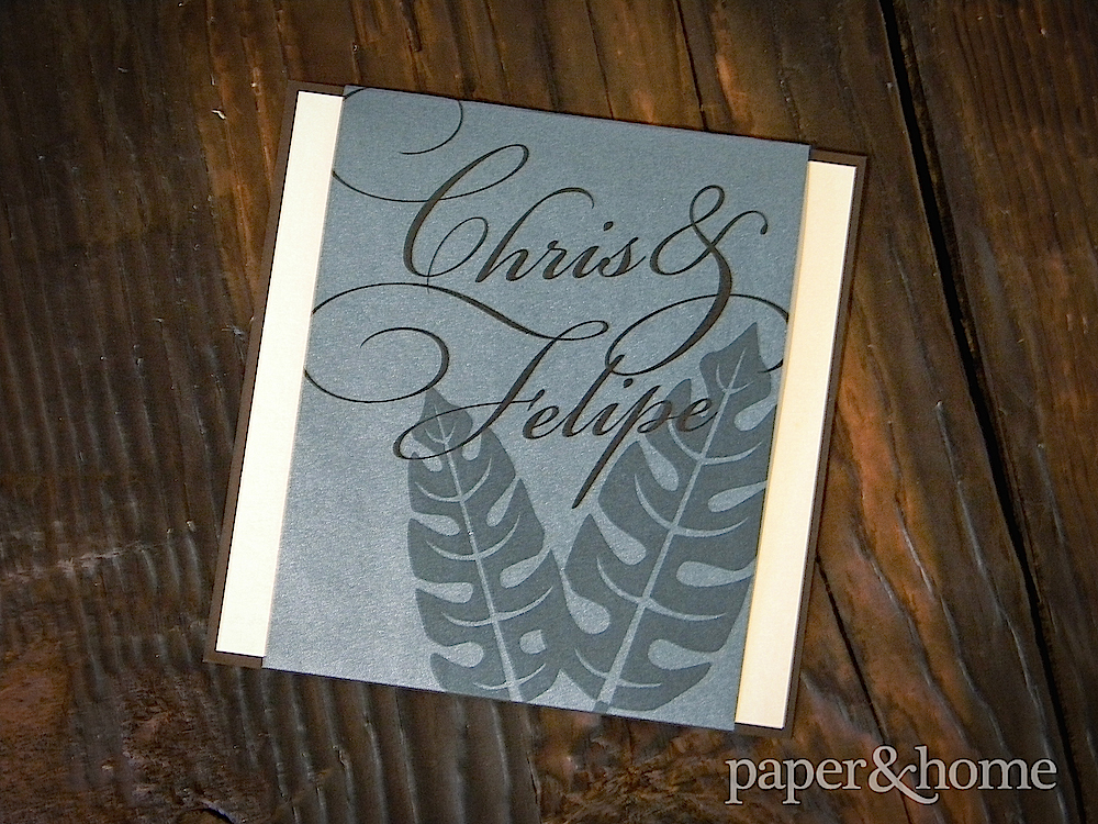 Gay destination wedding invitations