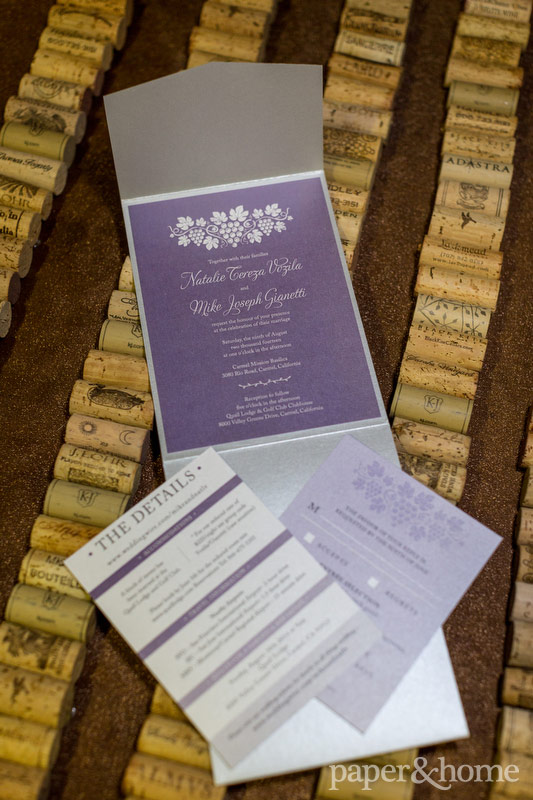 vineyard wedding invitations