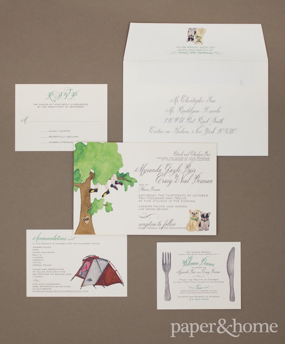 watercolor wedding invitations