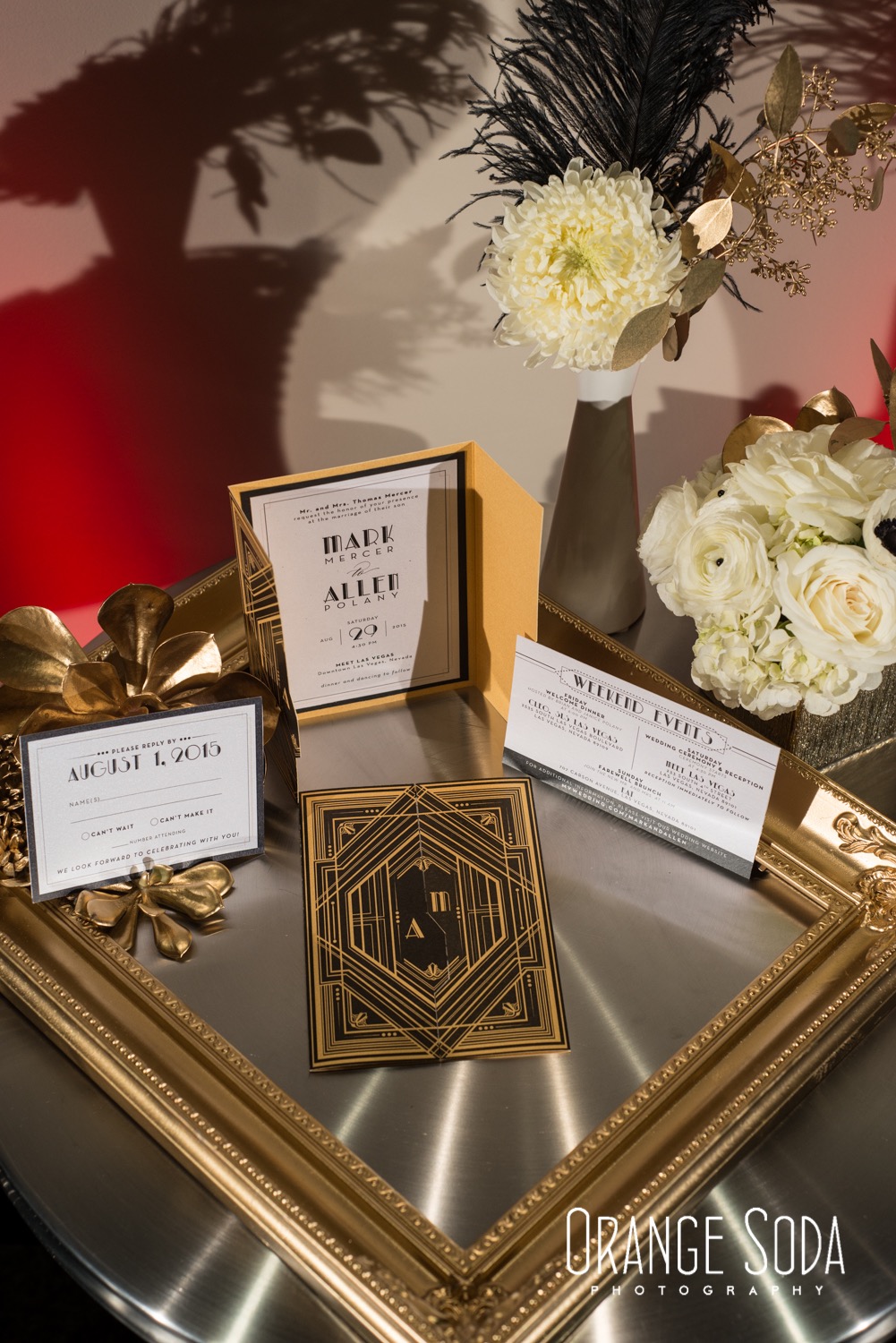 Art Deco Wedding Invitations