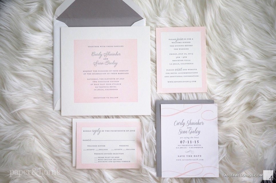 wedding invitations la jolla