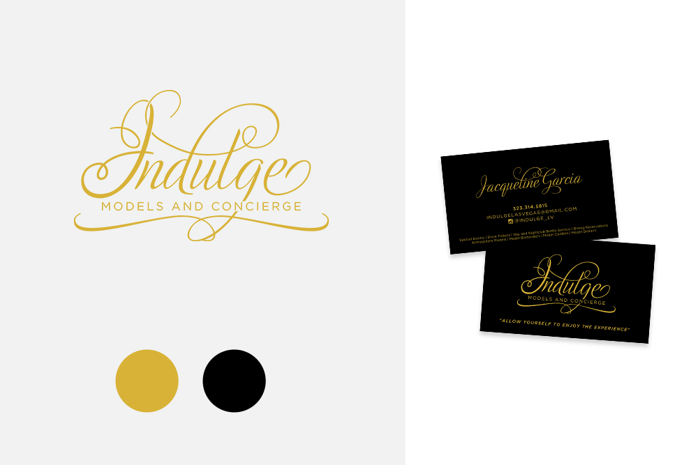indulge models and concierge logo