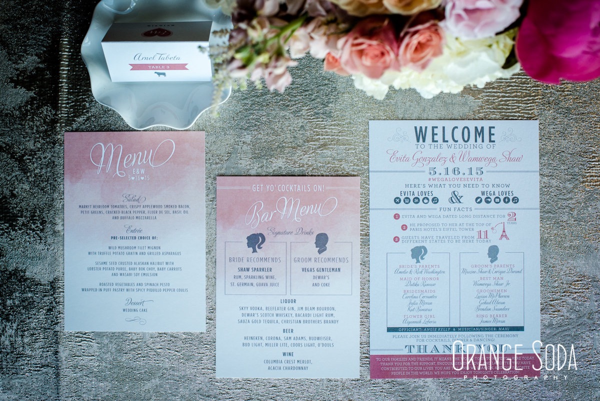 watercolor wedding stationery