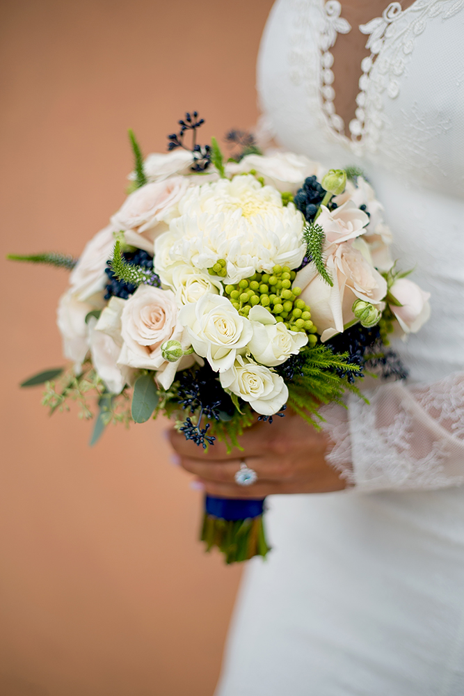 blush bridal bouquet