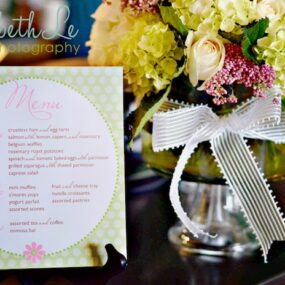 Baby Shower Brunch Menu