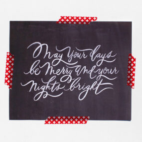 Oh My Deer Hand Lettered Print