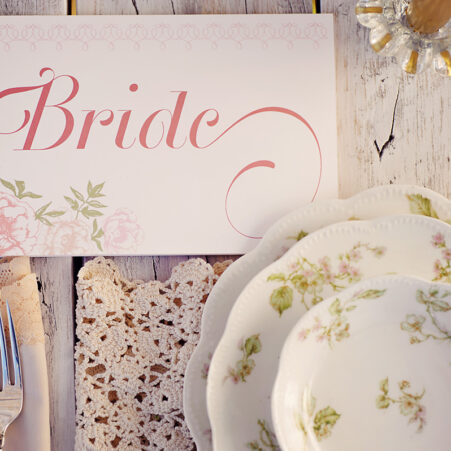 Enchanted Garden Wedding Ideas Bride Sign