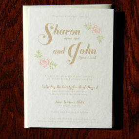 Inspired Vintage Wedding Invitation Four Seasons Las Vegas