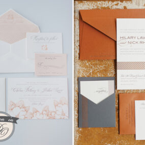 Spark Letterpress Wedding Invitations