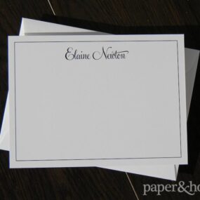 classic personal stationery correspondence set on thick 2-ply paper