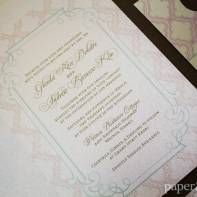 vintage wedding invitations