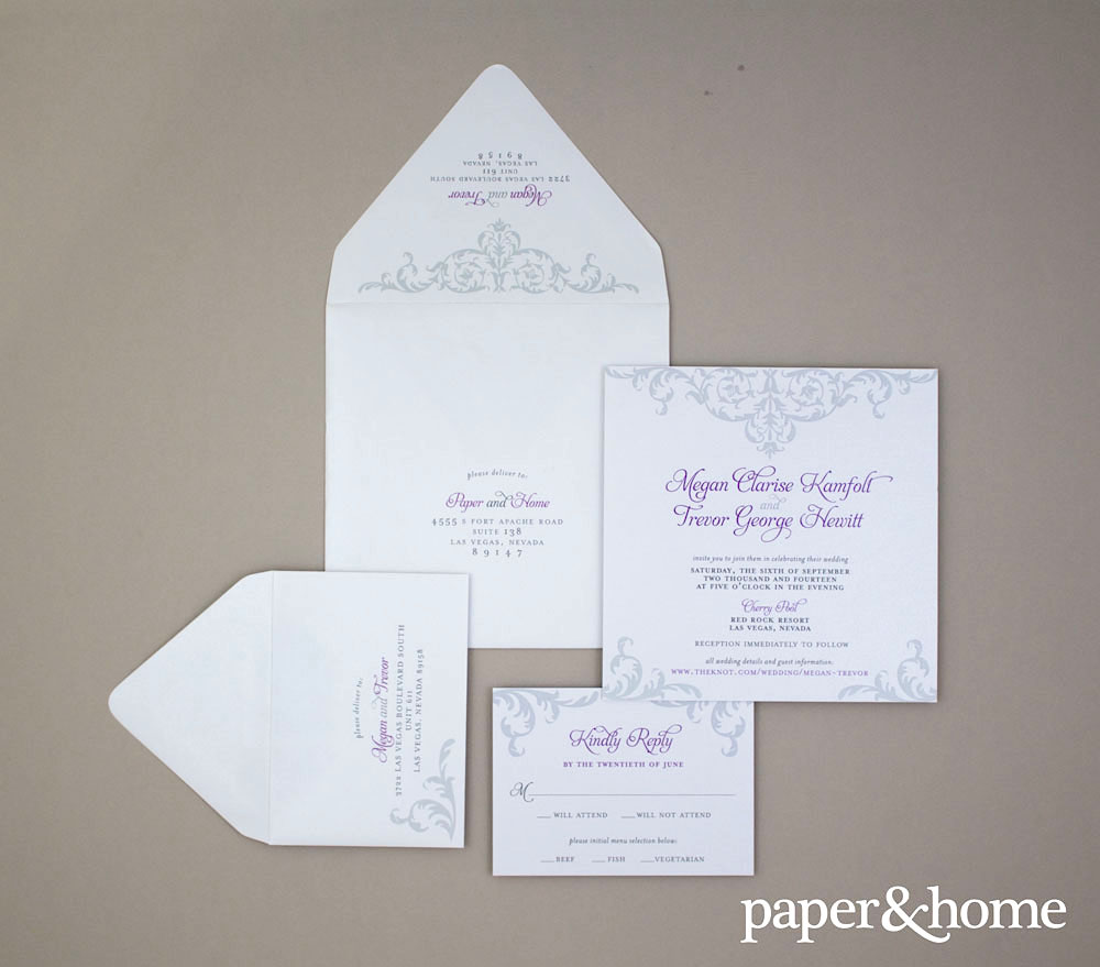 ornate wedding invitations