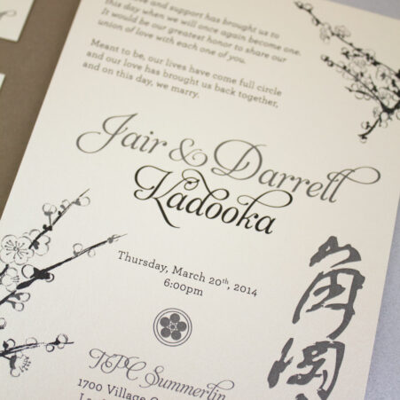 Asian wedding invitations