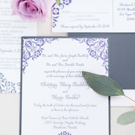 letterpress wedding invitations las vegas