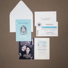 passport wedding invitations