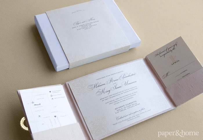 boxed wedding invitations