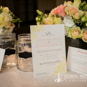 floral wedding invitations