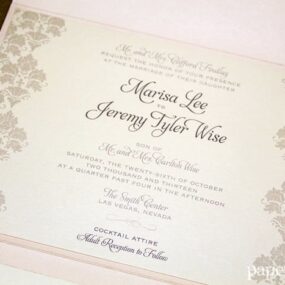Damask Wedding Invitations