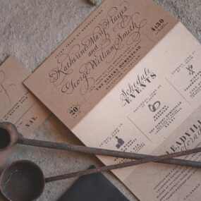 rustic wedding invitations
