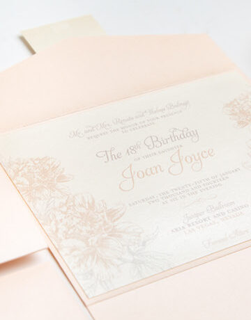 Debut Invitations