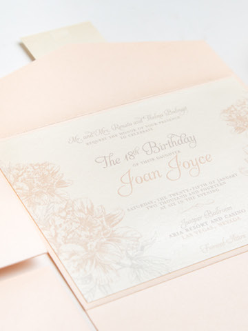 Debut Invitations