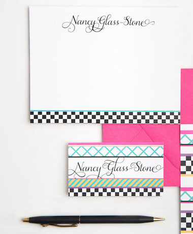 Eclectic Personal Stationery