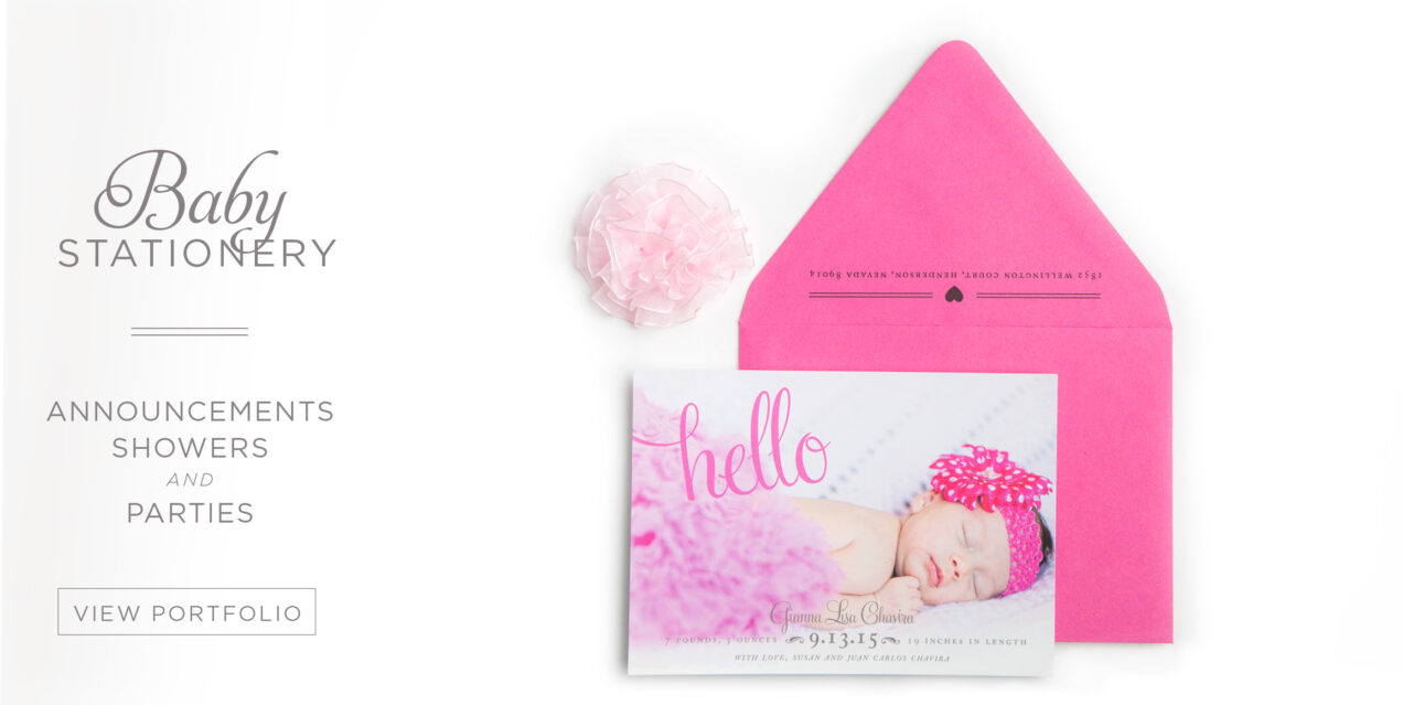 Baby Stationery