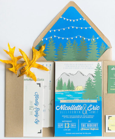outdoor wedding invitations thumb