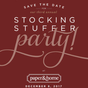 stocking stuffer party 2017