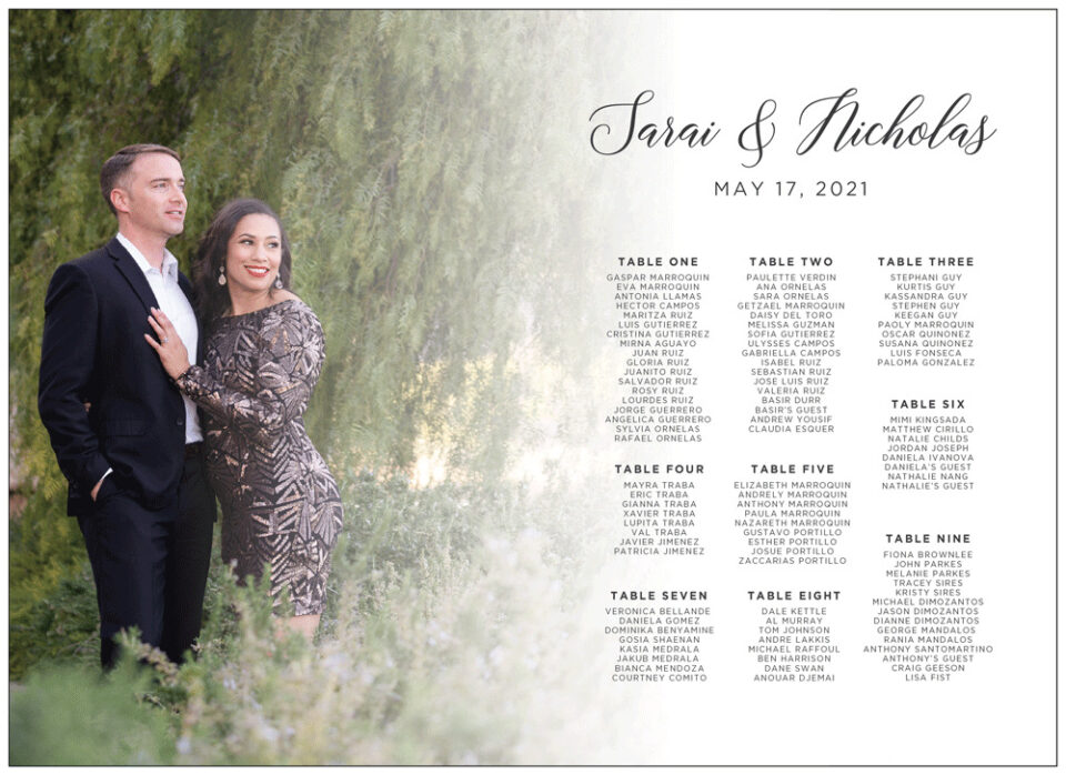 Photo 12 Seating Chart