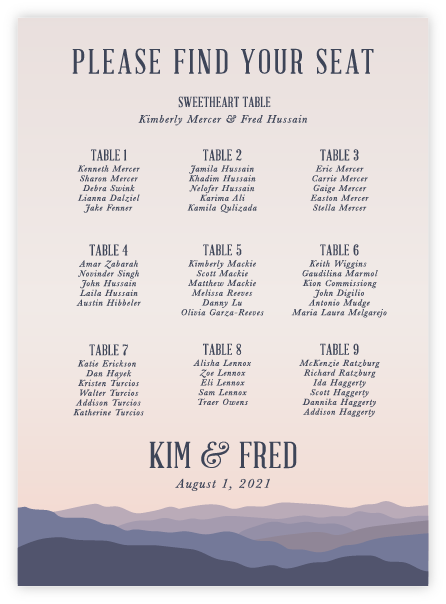 Desert 04 Seating Chart